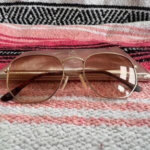 I-Sea Rose Gold Aviator Sunglasses